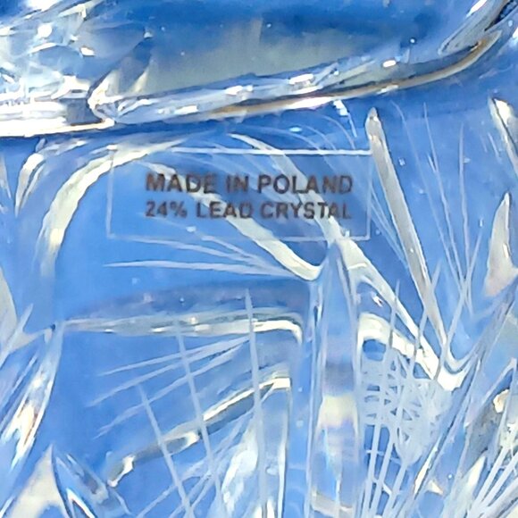 Vtg Bohemian Cut Lead Crystal Decanter 6 Wine Sherry Cordial Glasses Set - Picture 13 of 16